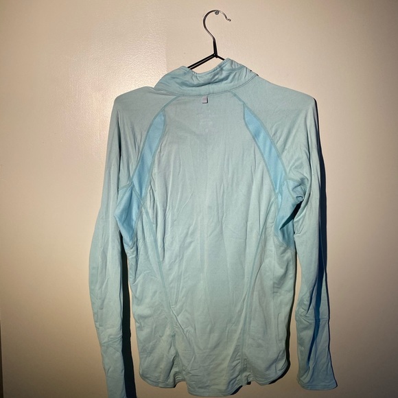 NIKE Blue Long Sleeve Athletic Top - Picture 4 of 4